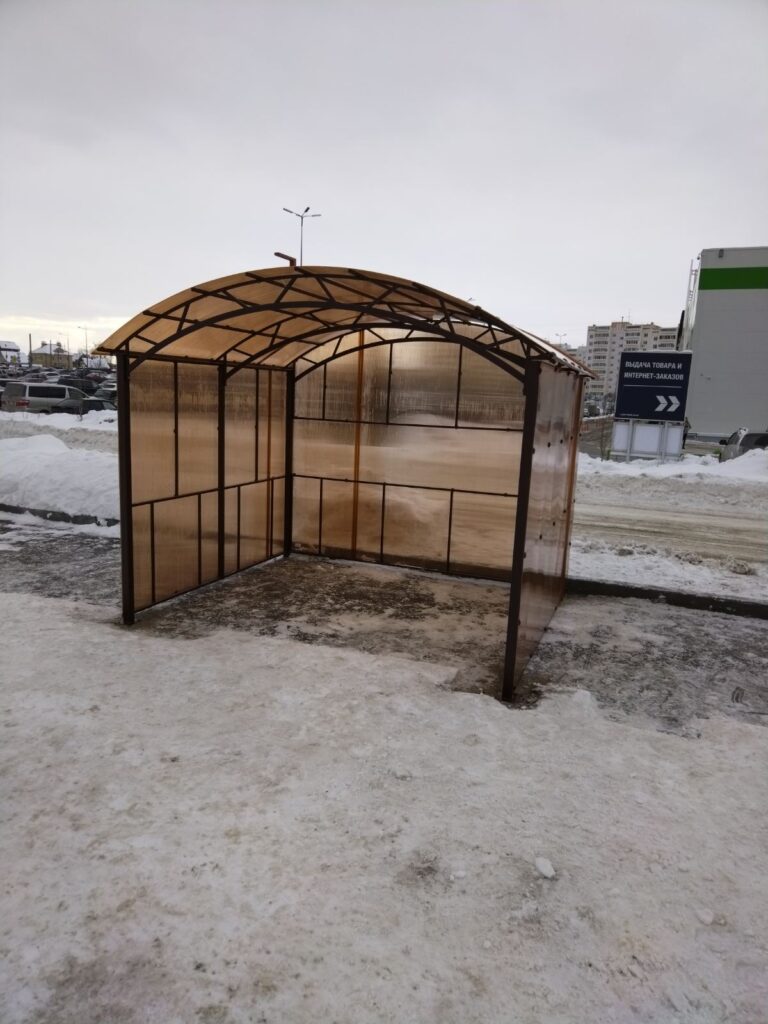 Павильон для курения уличный
